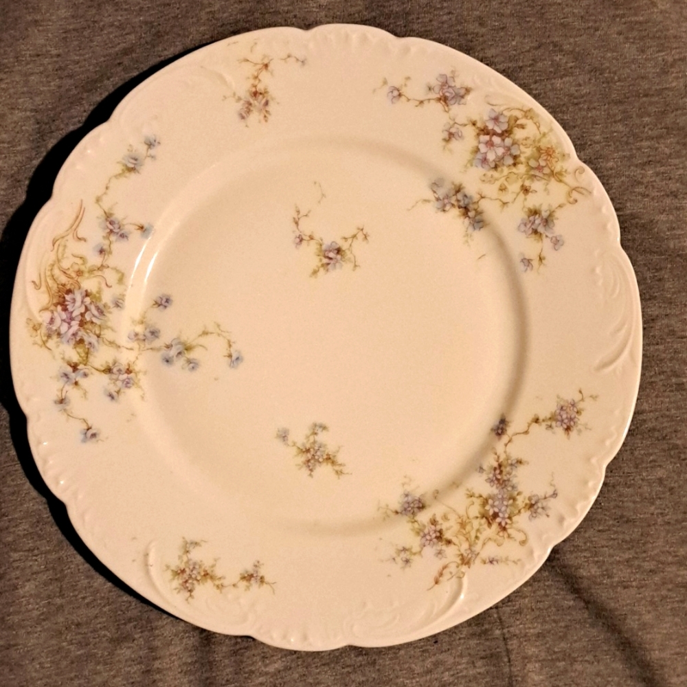 1 Theodore Haviland Limoge Plate From France